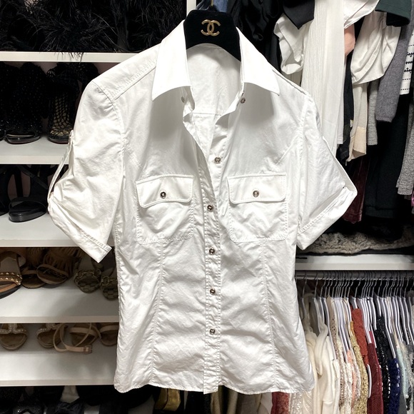 Dolce & Gabbana White Button Down Shirt Size EUR 38. - Picture 1 of 9